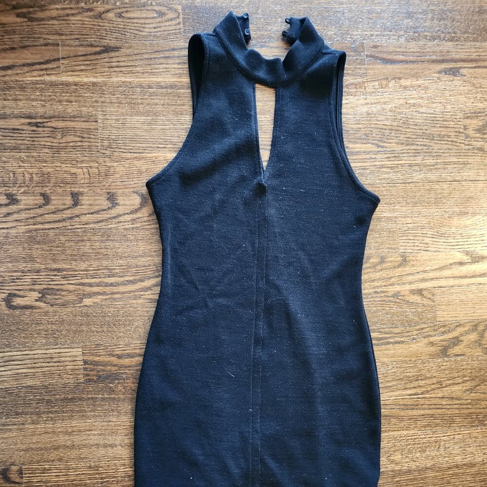 ASTR Black Dress with key-hole front/back- size S